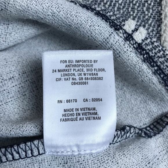 Anthropologie Maeve Striped V-neck Faux Wrap Dress - Picture 6 of 6